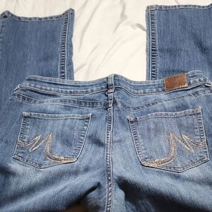 Maurices Light Blue Flare Jeans